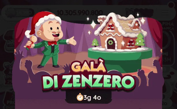 Evento Gala Di Zenzero Monopoly Go (Elenco dei Premi)